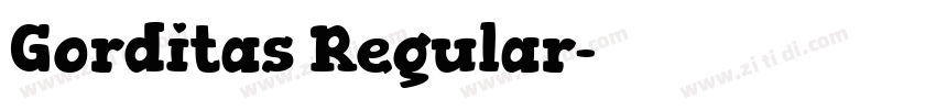 Gorditas Regular字体转换